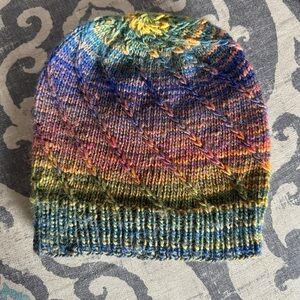 Multicolor Knit Beanie